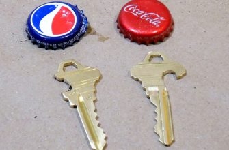 Открывалка для бутылок пива из ключей