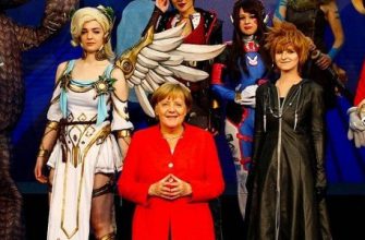 Ангела Меркель посетила игровую выставку Gamescom 2017