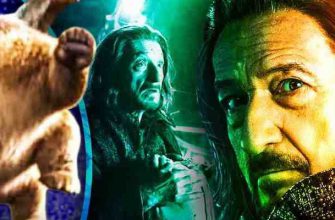 Показано, как снимали сцену с Тревором Слэттери и Моррисом в «Шан-Чи»