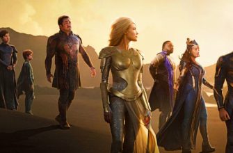 Слитый кадр из сцены после титров фильма «Вечные»