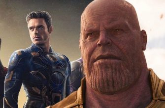 Как сцена после титров «Вечных» связана с прошлым Таноса