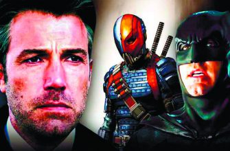 Показан Детстроук из отмененного фильма «Бэтмен» Бена Аффлека