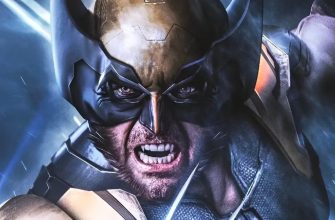 Хью Джекман показан с маской Росомахи на постере «Дэдпула 3» от художника