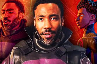 Дональд Гловер в роли Бродяги на HD-кадрах фильма «Человек-паук: Паутина вселенных»